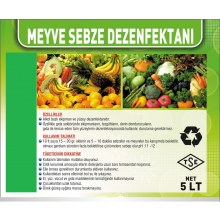 Meyve Sebze Dezenfektanı 5 kg