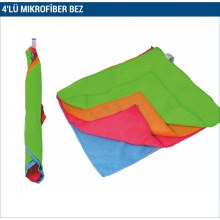 MİKROFİBER BEZ 4'LÜ